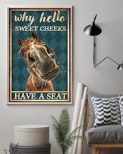 Horse Girl Why Hello Sweet Cheeks Have A Seat 11x17 Poster lifestyle-poster-1
