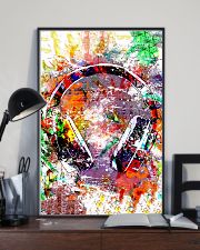 DJ Colorful Headphone 11x17 Poster lifestyle-poster-2
