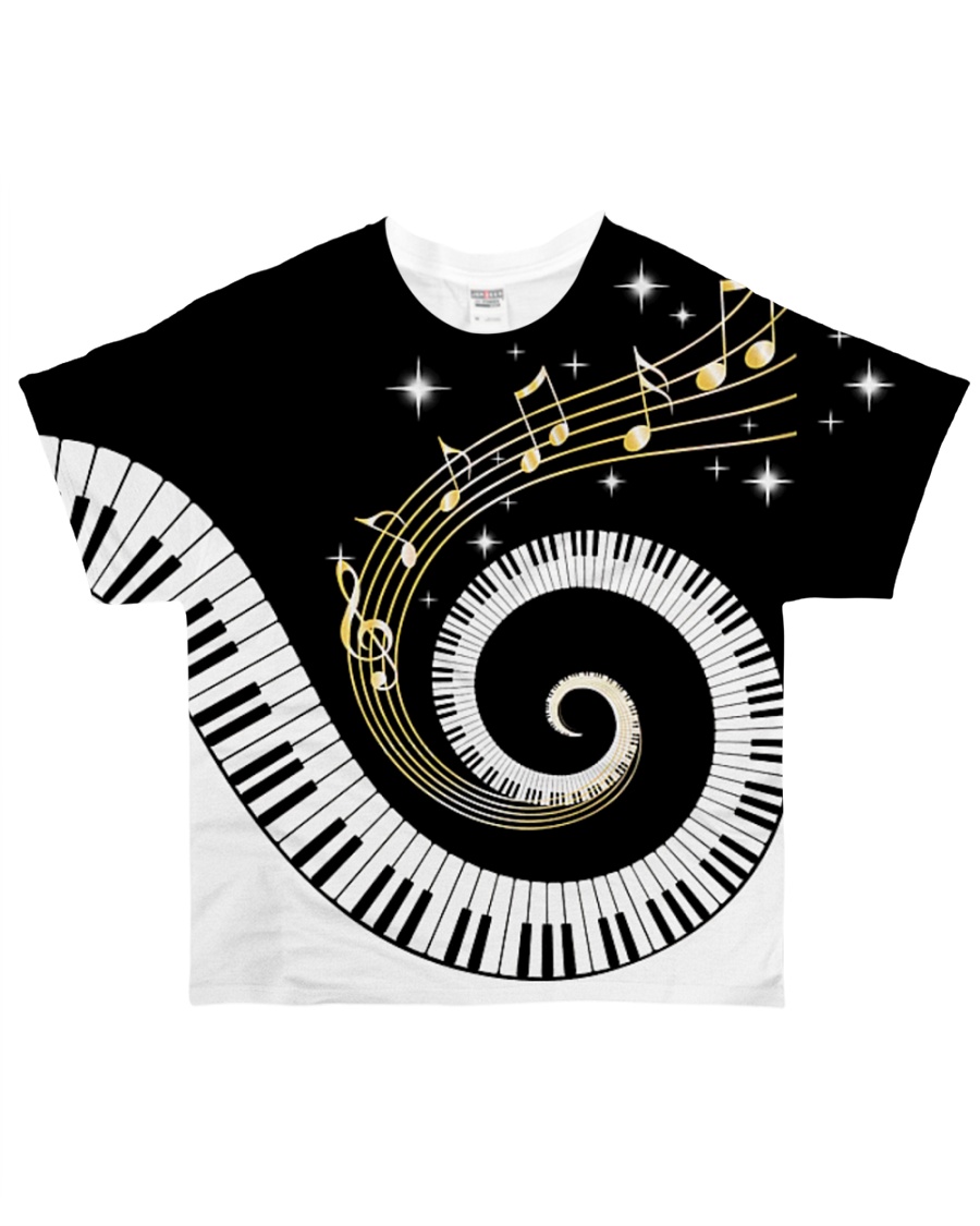 Pianist Twinkle Music Notes All-over T-Shirt