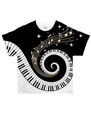 Pianist Twinkle Music Notes All-over T-Shirt front