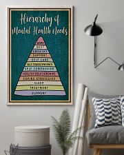 Social Worker Hierarchy Of Mental Health Needs 11x17 Poster lifestyle-poster-1
