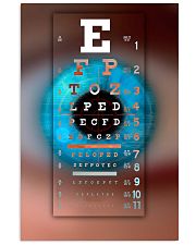 Optometrist Art Eye Chart 11x17 Poster front
