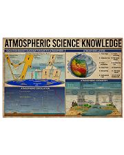 Science Atmospheric Science Knowledge 17x11 Poster front