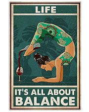 Yoga Life It's All About Balance 11x17 Poster front