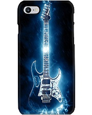 Art Light Blue Guitar Phone Case thumbnail