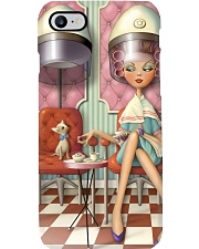 Hairstylist Vintage Hair Salon Phone Case i-phone-8-case