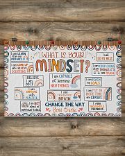 Teacher What Is Your Mindset 17x11 Poster poster-landscape-17x11-lifestyle-14