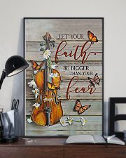 Violin Let your faith be bigger than your fear 11x17 Poster lifestyle-poster-2