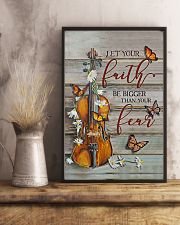 Violin Let your faith be bigger than your fear 11x17 Poster lifestyle-poster-3