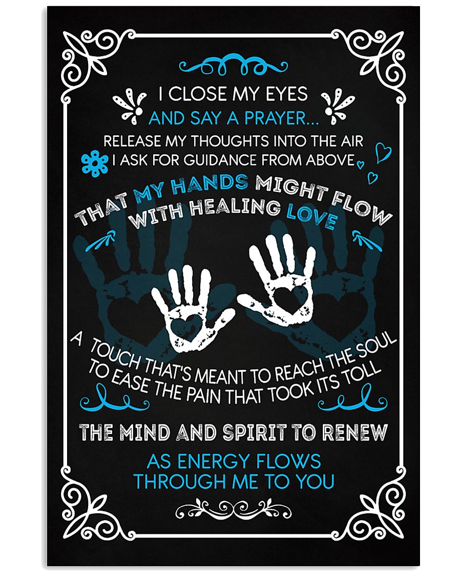 Massage Therapist Say a Prayer 11x17 Poster