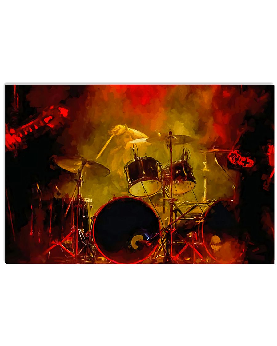 Drummer Band 17x11 Poster