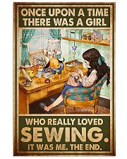 Girl Loved Sewing 11x17 Poster front