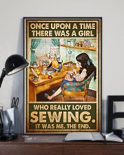 Girl Loved Sewing 11x17 Poster lifestyle-poster-2