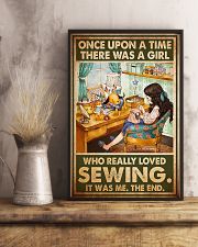 Girl Loved Sewing 11x17 Poster lifestyle-poster-3