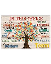 Chiropractor - We are a team 17x11 Poster front