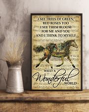 Horse Girl - What a wonderful world 11x17 Poster lifestyle-poster-3
