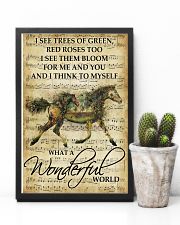 Horse Girl - What a wonderful world 11x17 Poster lifestyle-poster-8
