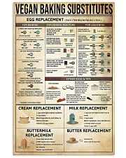 Vegan Baking Substitutes 11x17 Poster front