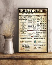 Vegan Baking Substitutes 11x17 Poster lifestyle-poster-3