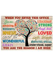 Social Worker When You Enter This Office 17x11 Poster front