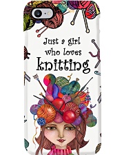 Just A Girl Who Loves Knitting Phone Case i-phone-7-case