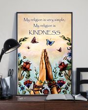 Yoga - My religion is very simple and kindness 11x17 Poster lifestyle-poster-2