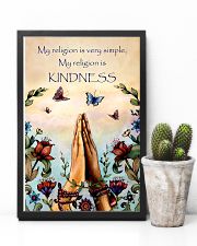 Yoga - My religion is very simple and kindness 11x17 Poster lifestyle-poster-8