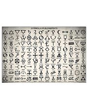 Chemist Symbols Of Alchemists 17x11 Poster front