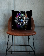 DJ Cat Square Pillowcase aos-pillow-square-front-lifestyle-04