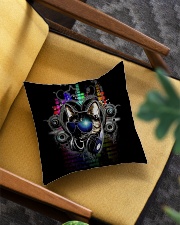 DJ Cat Square Pillowcase aos-pillow-square-front-lifestyle-07