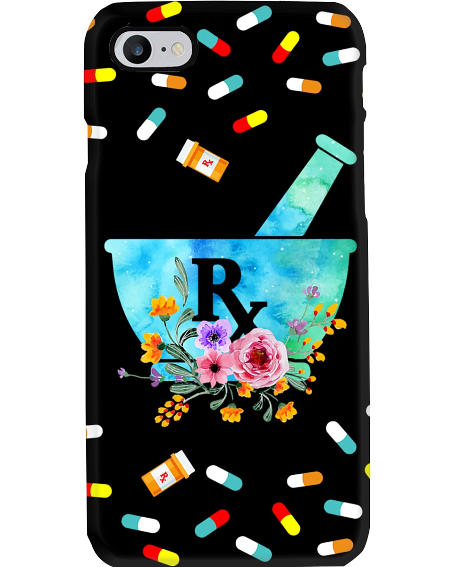 Pharmacist Pharm Tech Flower Phone Case