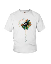 Respiratory Therapist Colorful Caduceus Symbols Youth T-Shirt thumbnail
