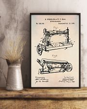 Sewing Machine Patent Vintage Print 11x17 Poster lifestyle-poster-3