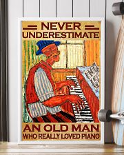 Piano An Old Man Who Really loved Piano 11x17 Poster lifestyle-poster-4