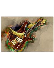 Electric Bass Guitar Art 17x11 Poster front