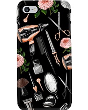 Hairdresser Black Flower Tools Phone Case i-phone-7-case