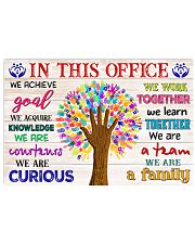 Social worker we are a family 17x11 Poster front