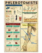 Phlebotomists Knowledge 11x17 Poster front