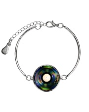 DJ - Vinyl Record Metallic Circle Bracelet thumbnail