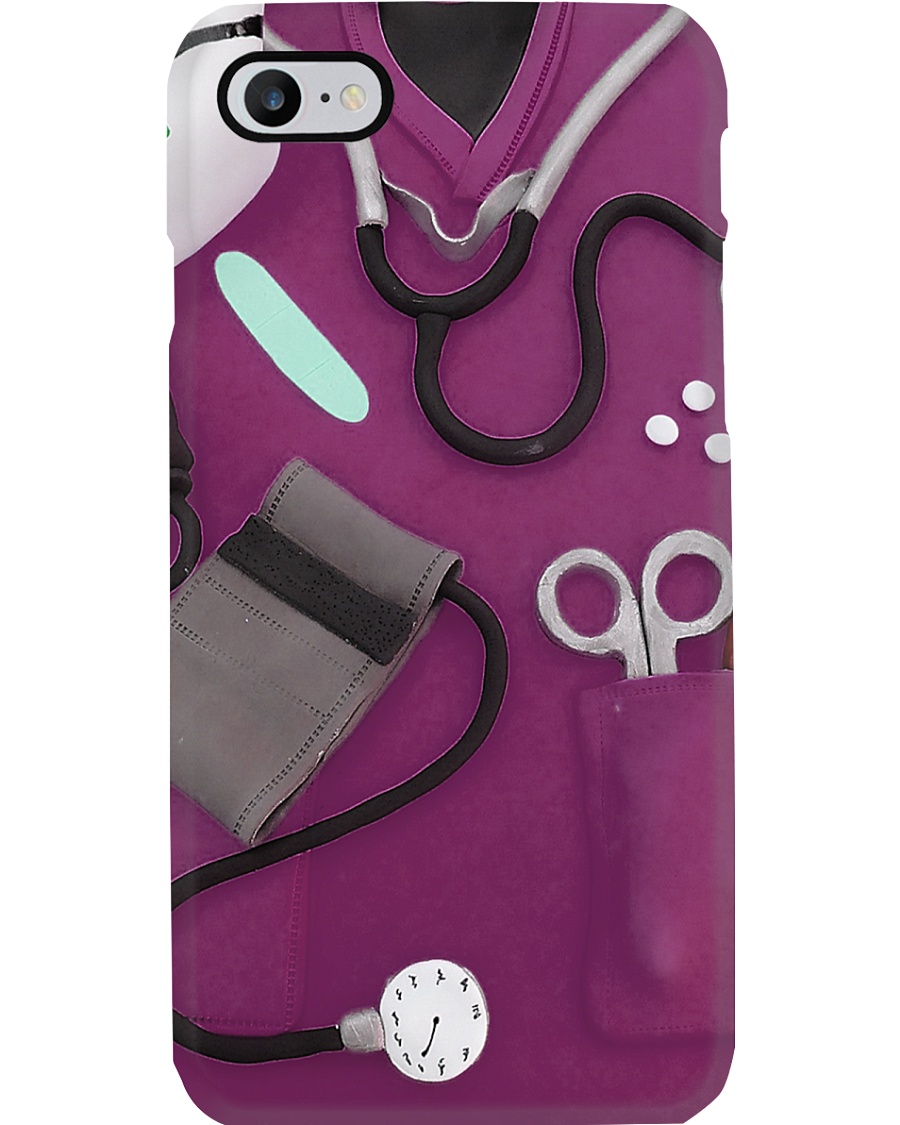 Nurse Purple Scrubs Phone Case