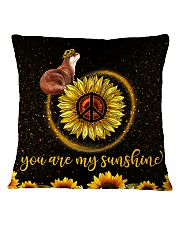Otter You are my sunshine Square Pillowcase thumbnail