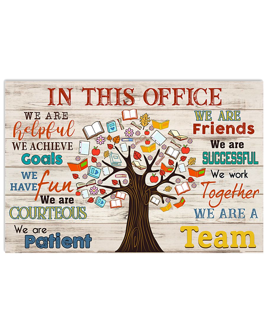 Teacher we are a team 17x11 Poster