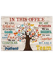 Teacher we are a team 17x11 Poster front