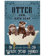 Otter wash your hands 11x17 Poster front