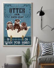 Otter wash your hands 11x17 Poster lifestyle-poster-1