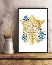 Radiologist Floral Human Chest Skeleton 11x17 Poster lifestyle-poster-3