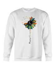 Massage Therapist Colorful Sunflower Crewneck Sweatshirt thumbnail