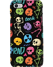 Radiologist Colorful Radiology Skeleton Icons Phone Case i-phone-7-case
