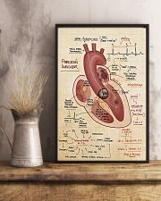 Cardiologist Human Heart Auricular 11x17 Poster lifestyle-poster-3