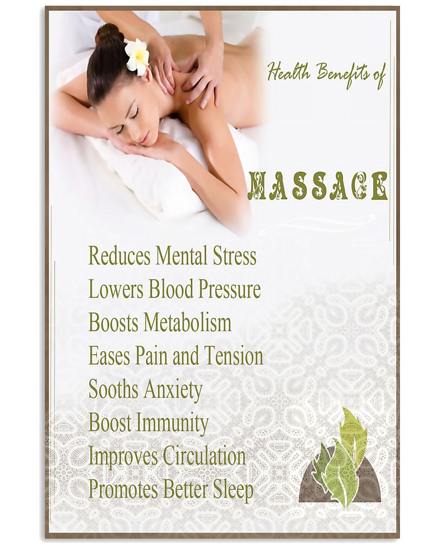 Massage Therapy for health 11x17 Poster